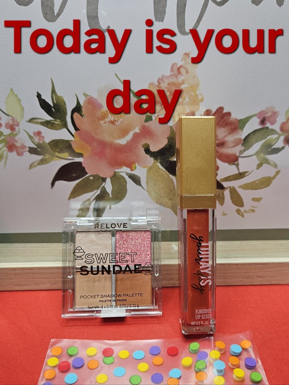Pick 1 - Relove Sweet Sundae Eyeshadow Palette & Lip Gloss Set | New - Picture 2 of 6